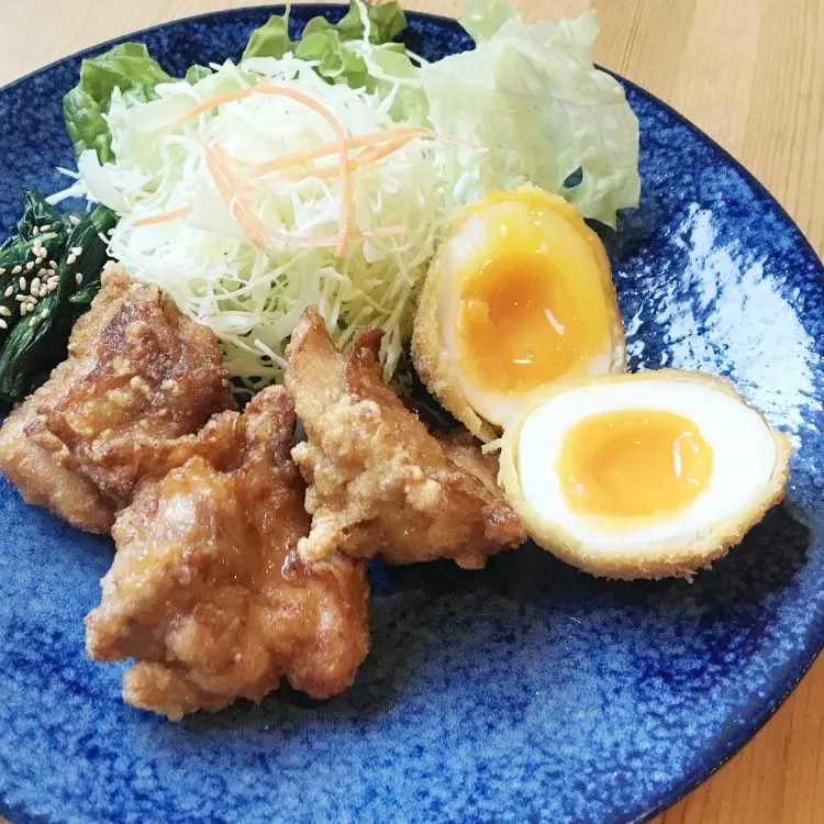 中日本株式会社の卵加工品で作った卵の唐揚げ