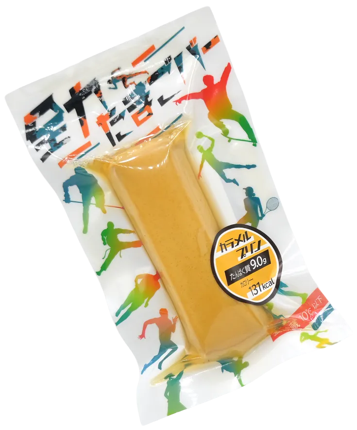 全力たまごバーカラメルプリン味