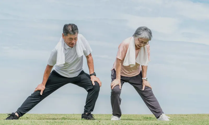 健康維持のため運動するイメージ